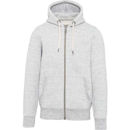 kv2306ash-3xl   MEN’S VINTAGE ZIPPED HOODED SWEATSHIRT