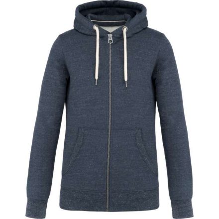 kv2306nbh-2xl   MEN’S VINTAGE ZIPPED HOODED SWEATSHIRT