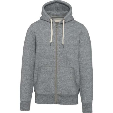 kv2306sgh-m   MEN’S VINTAGE ZIPPED HOODED SWEATSHIRT