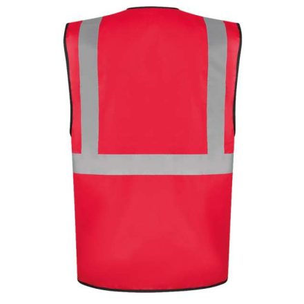 kxcmfre-2xl   COMFORT EXECUTIVE SAFETY VEST "HAMBURG" - MULTIFUNCTIONAL WITH POCKETS