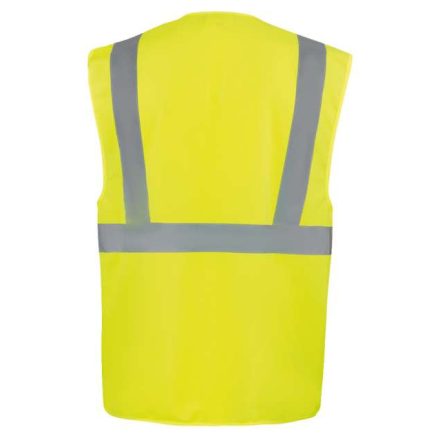 kxcmfye-2xl   COMFORT EXECUTIVE SAFETY VEST "HAMBURG" - MULTIFUNCTIONAL WITH POCKETS