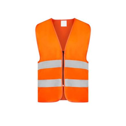 kxrx217or-2xl   SAFETY VEST WITH ZIPPER "COLOGNE"