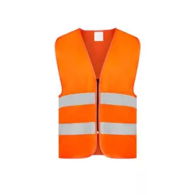 kxrx217or-s   SAFETY VEST WITH ZIPPER "COLOGNE"
