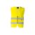 kxrx217ye-2xl SAFETY VEST WITH ZIPPER "COLOGNE"