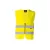 kxrx217ye-xl   SAFETY VEST WITH ZIPPER "COLOGNE"