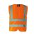 kxvror-3xl SAFETY / FUNCTIONAL VEST "HANNOVER" - FOUR REFLECTIVE STRIPES