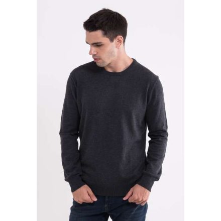 lw9188dmg-3xl   MEN’S CREW NECK FINE GAUGE COTTON PULLOVER