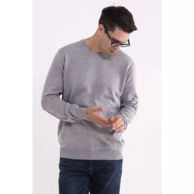 lw9188lmg-s   MEN’S CREW NECK FINE GAUGE COTTON PULLOVER