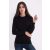 lwl9188bl-2xl LADIES’ CREW NECK FINE GAUGE COTTON PULLOVER