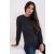 lwl9188dmg-xl LADIES’ CREW NECK FINE GAUGE COTTON PULLOVER