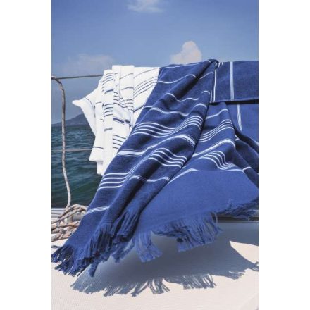 ol1000lnv/wh-90x170   OLIMA STRIPED BEACH&SPA PESHTEMAL TOWEL