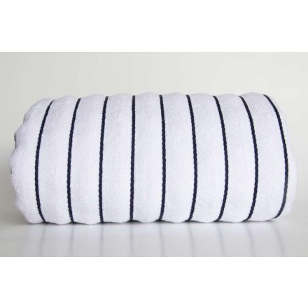 ol2000wh/nv-90x180   BEACH STRIPED TOWEL