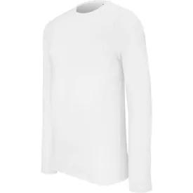   pa005wh-l   ADULTS' LONG-SLEEVED BASE LAYER SPORTS T-SHIRT