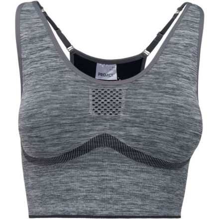 pa031stgm-m/l   LADIES' SEAMLESS ADJUSTABLE SPORTS BRA