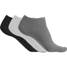   pa033stg/wh/bl-35/38   MICROFIBRE TRAINER SOCKS - PACK OF 3 PAIRS