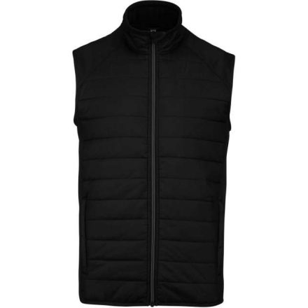 pa235bl/bl-3xl   DUAL-FABRIC SLEEVELESS SPORTS JACKET