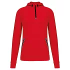 pa360re-xs   ZIP NECK HOODED SPORTS SWEATSHIRT