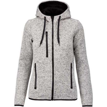 pa366lgme-2xl   LADIES’ HEATHER HOODED JACKET