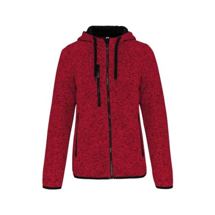 pa366rem-2xl   LADIES’ HEATHER HOODED JACKET