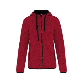 pa366rem-xs   LADIES’ HEATHER HOODED JACKET