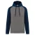 pa369grh/snv-2xl   ADULT TWO-TONE HOODED SWEATSHIRT