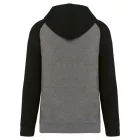 pa369grh/snv-xs   ADULT TWO-TONE HOODED SWEATSHIRT