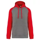 pa369grh/sre-3xl   ADULT TWO-TONE HOODED SWEATSHIRT