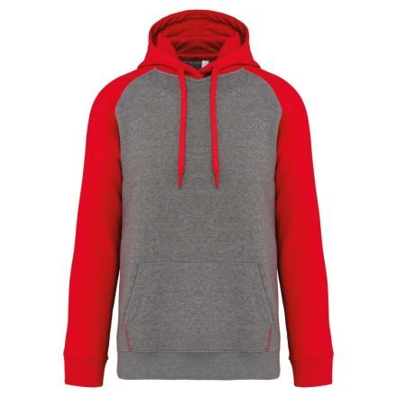 pa369grh/sre-l   ADULT TWO-TONE HOODED SWEATSHIRT