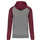 pa369grh/wnh-2xl   ADULT TWO-TONE HOODED SWEATSHIRT