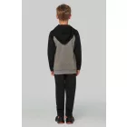 pa370grh/bl-8/10   KIDS' TWO-TONE HOODED SWEATSHIRT