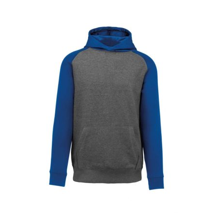 pa370grh/sro-12/14   KIDS' TWO-TONE HOODED SWEATSHIRT