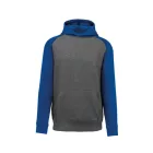pa370grh/sro-8/10   KIDS' TWO-TONE HOODED SWEATSHIRT