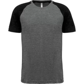   pa4010grh/sroh-s   ADULT TRIBLEND TWO-TONE SPORTS SHORT-SLEEVED T-SHIRT
