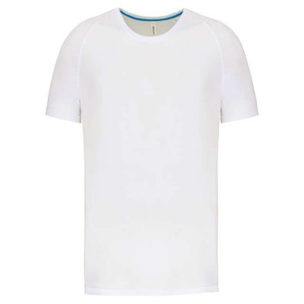 pa4012wh-2xl   MEN'S RECYCLED ROUND NECK SPORTS T-SHIRT