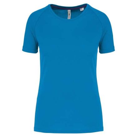 pa4013aq-xs   LADIES' RECYCLED ROUND NECK SPORTS T-SHIRT