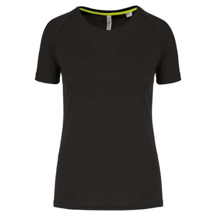 pa4013bl-2xl   LADIES' RECYCLED ROUND NECK SPORTS T-SHIRT