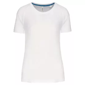 pa4013wh-l   LADIES' RECYCLED ROUND NECK SPORTS T-SHIRT