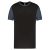 pa4023bl/sre-m ADULTS' BICOLOUR SHORT-SLEEVED T-SHIRT