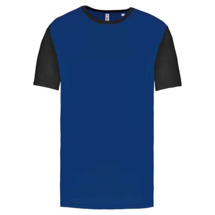 pa4023dro/bl-xs   ADULTS' BICOLOUR SHORT-SLEEVED T-SHIRT