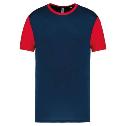 pa4023snv/wh-xs   ADULTS' BICOLOUR SHORT-SLEEVED T-SHIRT