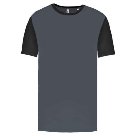 pa4023sp/bl-2xl   ADULTS' BICOLOUR SHORT-SLEEVED T-SHIRT