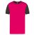 pa4023spi/dg-3xl   ADULTS' BICOLOUR SHORT-SLEEVED T-SHIRT