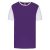 pa4023spu/wh-m ADULTS' BICOLOUR SHORT-SLEEVED T-SHIRT