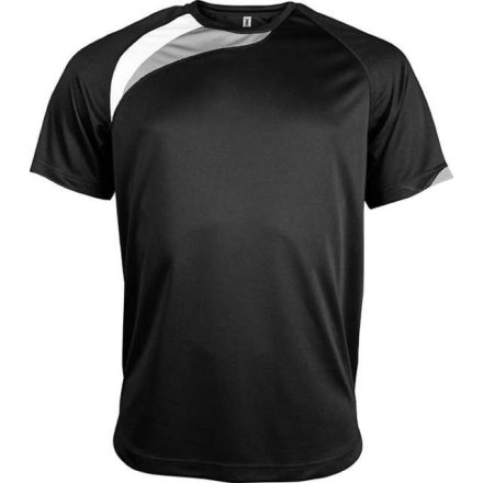 pa436bl/wh/stg-2xl   ADULTS SHORT-SLEEVED JERSEY