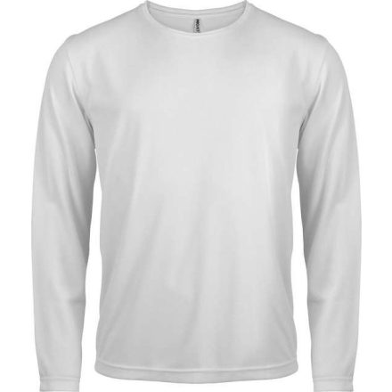 pa443wh-2xl   MEN'S LONG-SLEEVED SPORTS T-SHIRT