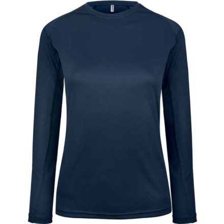 pa444snv-l   LADIES' LONG-SLEEVED SPORTS T-SHIRT