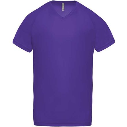 pa476vi-2xl   MEN’S V-NECK SHORT SLEEVE SPORTS T-SHIRT