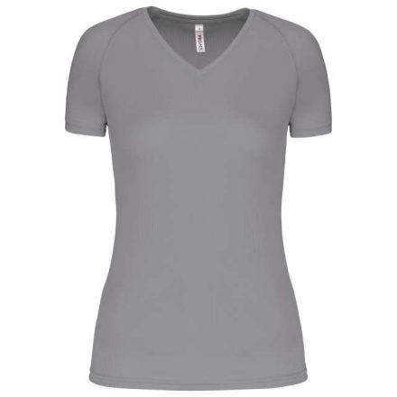 pa477fg-xs   LADIES’ V-NECK SHORT SLEEVE SPORTS T-SHIRT