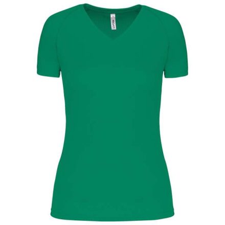 pa477kl-2xl   LADIES’ V-NECK SHORT SLEEVE SPORTS T-SHIRT