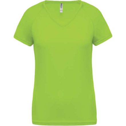 pa477li-2xl   LADIES’ V-NECK SHORT SLEEVE SPORTS T-SHIRT